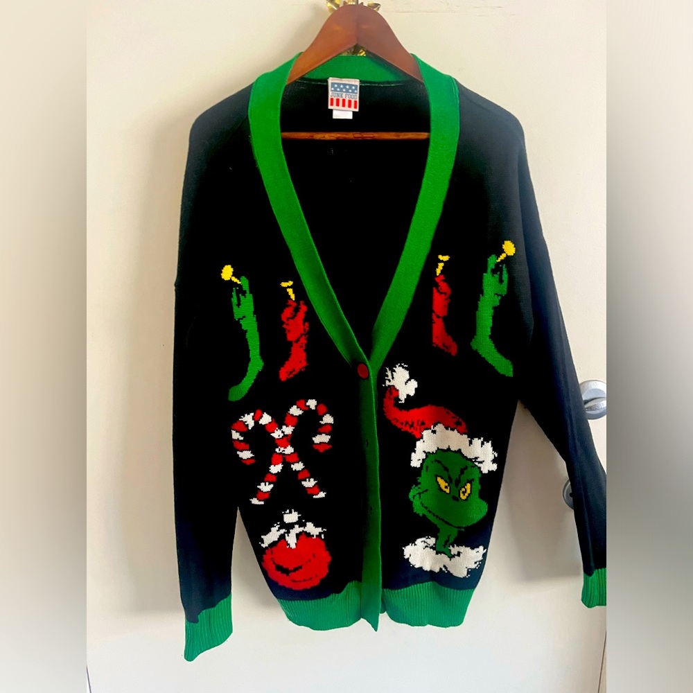 GRINCH cardigan